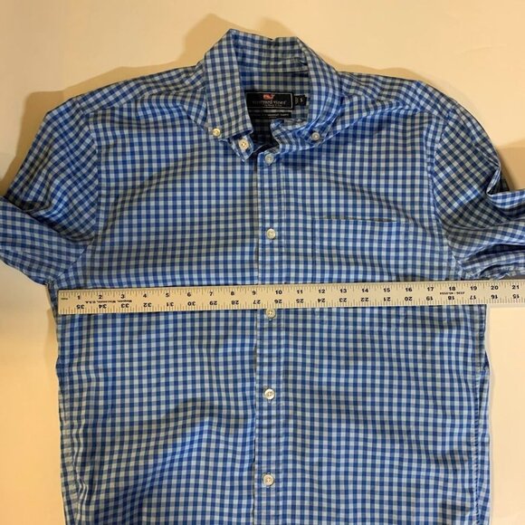 Vineyard Vines Men's Classic Fit Murray 100% Cotton Checkered Shirt Size S - Picture 8 of 10